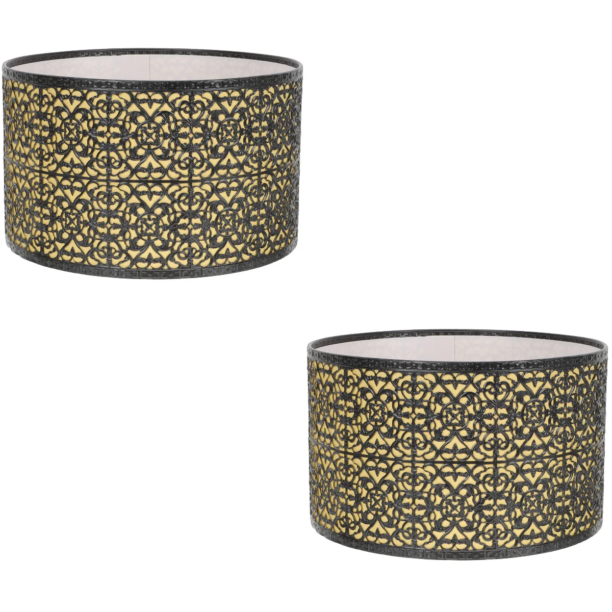 

2 Pack Ceiling Lamp Lampshade Retro Table Lamp Large Shade Replacement Lampshades Wall Desk Metal Floor