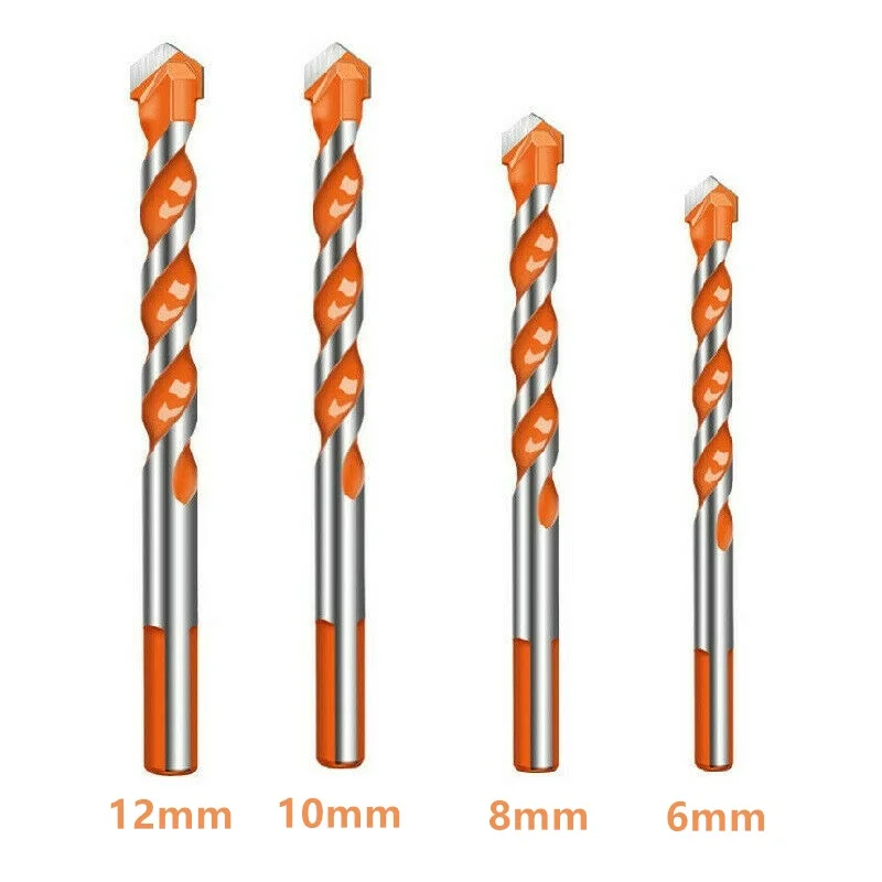 

Twist Drill Bit Multifunctional 6/8/10/12mm Ceramic Glass Opening Multi-function Drill Ultimate Drill Bit Boring Crown