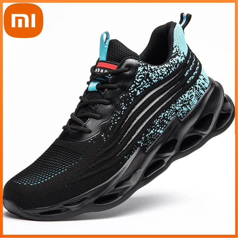 

Xiaomi Safety Shoes Men Work Shoes Anti-Smash And Anti-Puncture Indestructible Shoes Male Work Sneakers Steel Toe Shoes