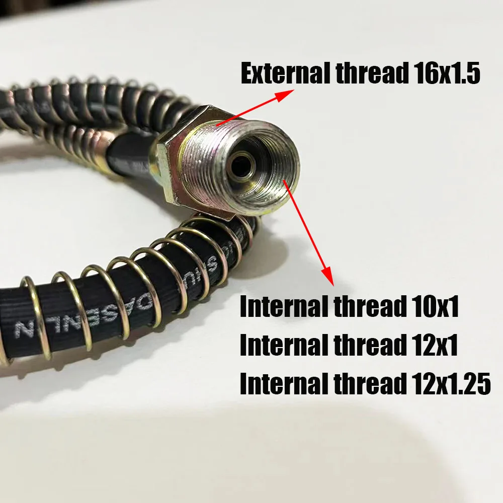 Универсальная черная резиновая тормозная трубка ID1/8 по индивидуальному заказу