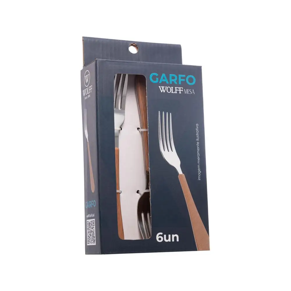 6 вилок для торта Милан Вуди 16 5 см