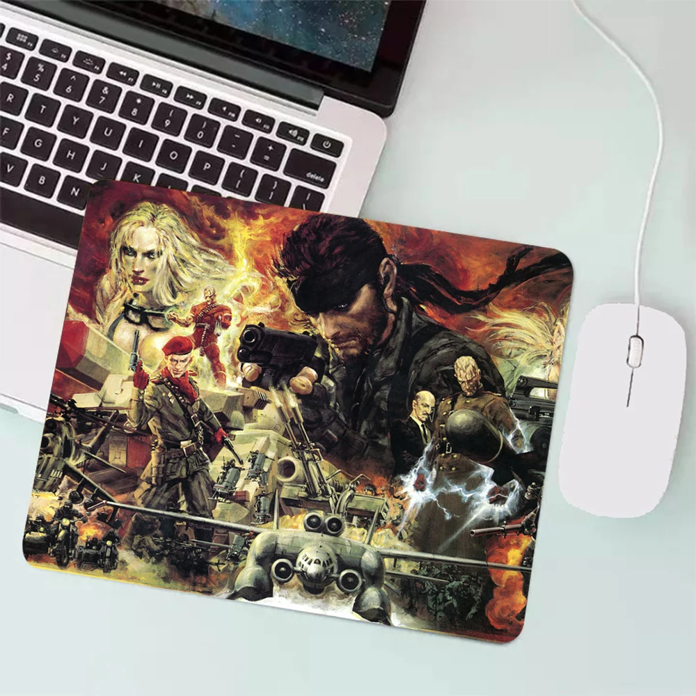 

Metal Gear Solid Small Gaming Mouse Pad PC Gamer Keyboard Mousepad XXL Computer Mouse Mat Laptop Carpet Anime Mause pad Desk Mat