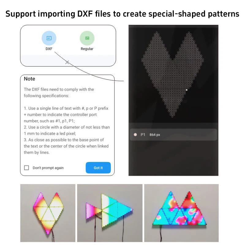 SP801E Контроллер пиксельного освещения для смартфона APP с точками доступа режимом