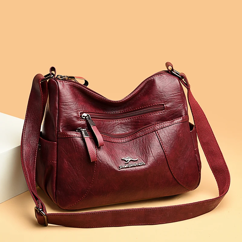 

Fashion Shoulder Bags for Women High Quality Genuine Leather Purses and Handbags Luxury Designer Women Crossbody Bag Sac A Main