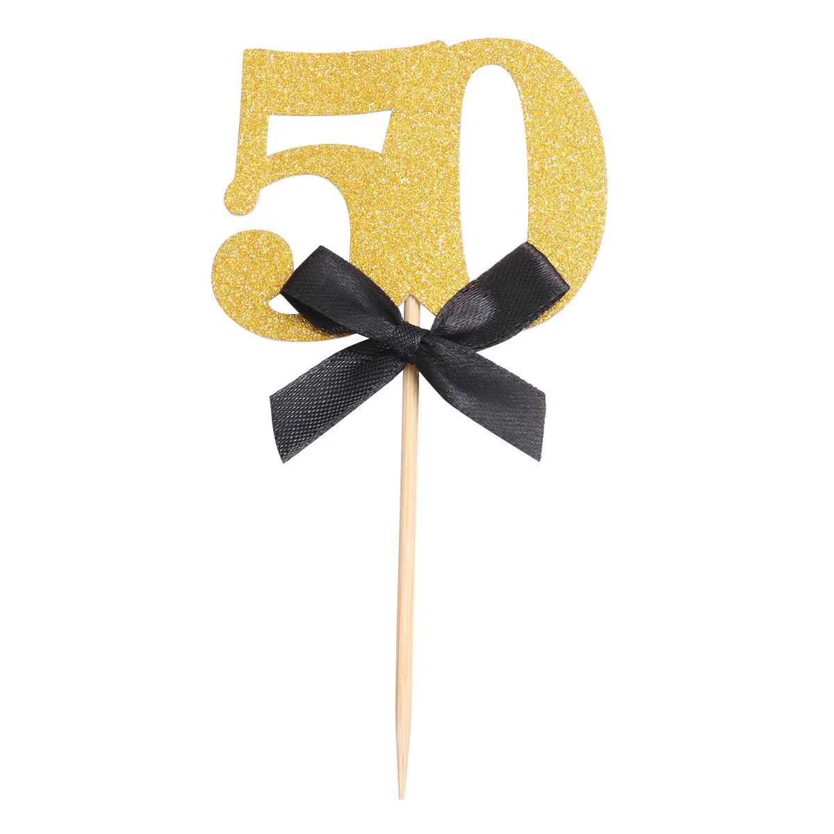 

Birthday 80Th Cupcake Topper Cake Picks 50Th Decorations Party Anniversary Photo Decor Booth Props Stick Favors Supplies Happy
