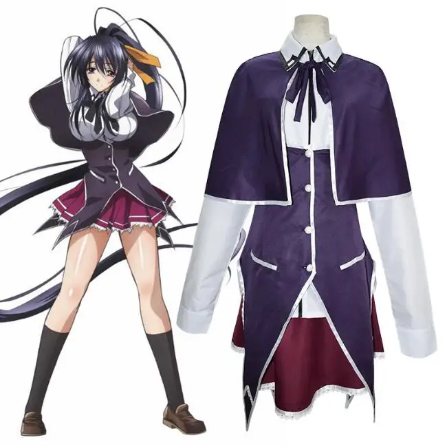 Костюмы для косплея Rias Gremory старшей школы униформа DxD Himejima Akeno мужские и женские