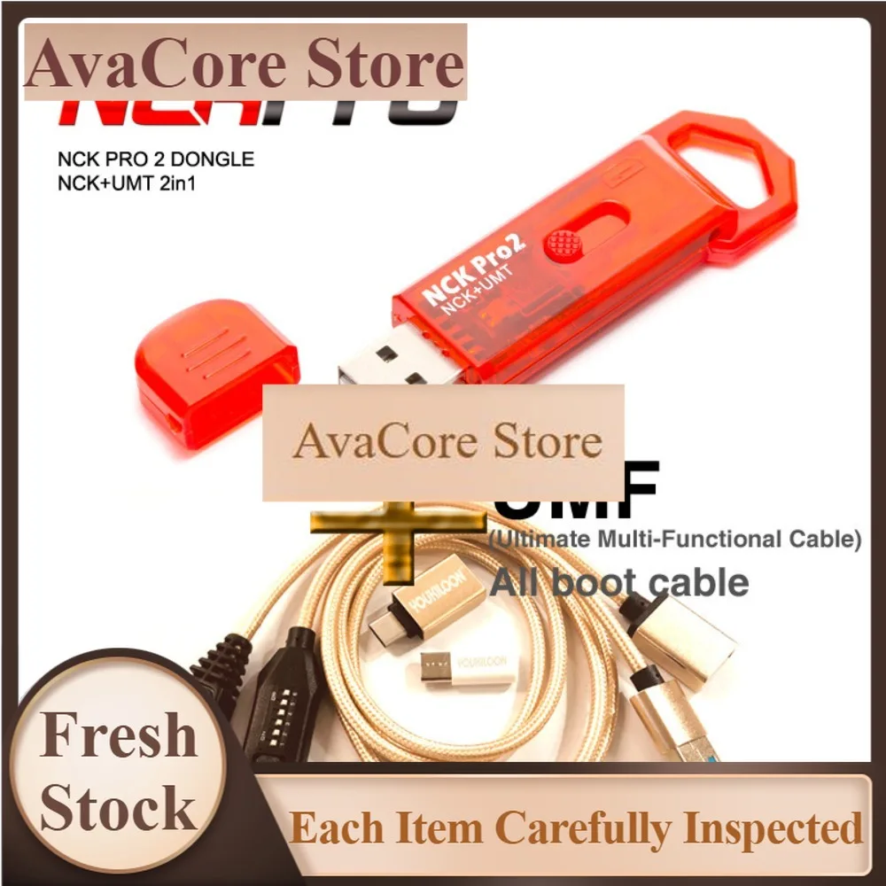 Фото AvaCoreБесплатная доставка Новейший NCK Pro Dongle NCK Pro2 Dongle +MUF ALL BOOT CABLE (NCK DONGLE+UMT DONGLE 2 в 1) №1