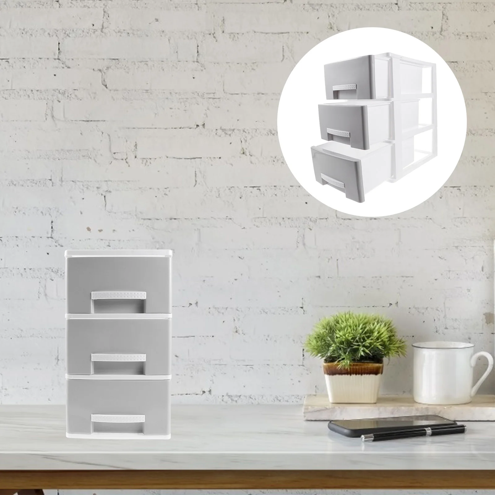 

Plastic Drawer Cabinet Drawers, Cosmetics Storage Box Small Drawer Box Desktop Organiser