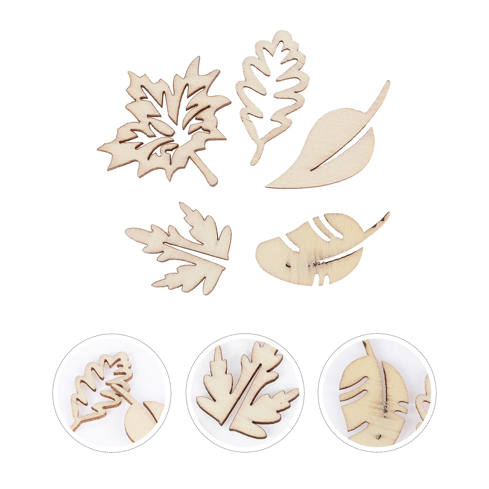 

Wood Wooden Leaves Cutouts Unfinished Leaf Shapes Crafts Blank Slice Craft Pieces Flowers Shape Embellishments Diy Christmas