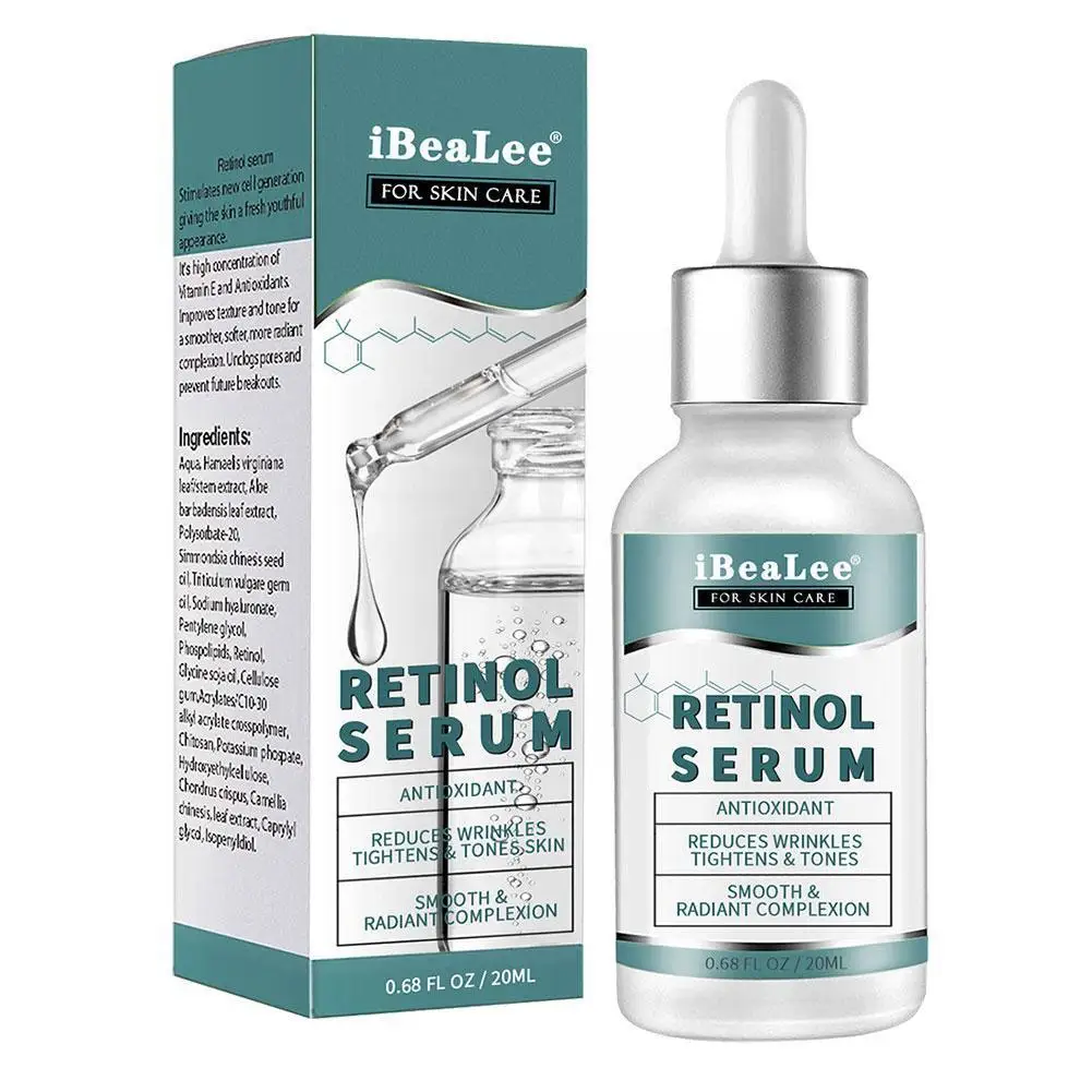 

Retinol Wrinkle Remover Face Serum Anti-Aging Fade Line Repair Whitening Fine Lifting Brighten Firming Essence Moisturizing A5A9