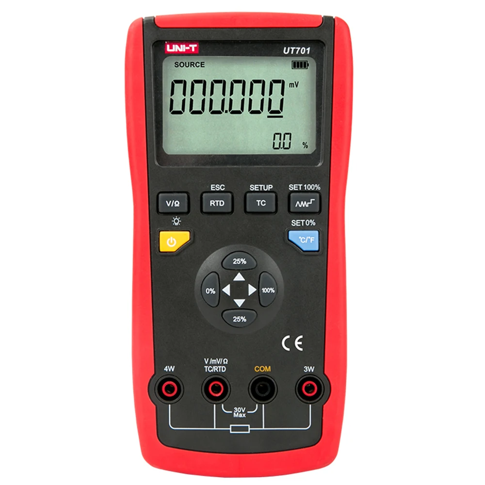 

UNI-T UT701 High Precision Thermocouple Temperature Calibrator Backlight Handheld Temperature Calibrator