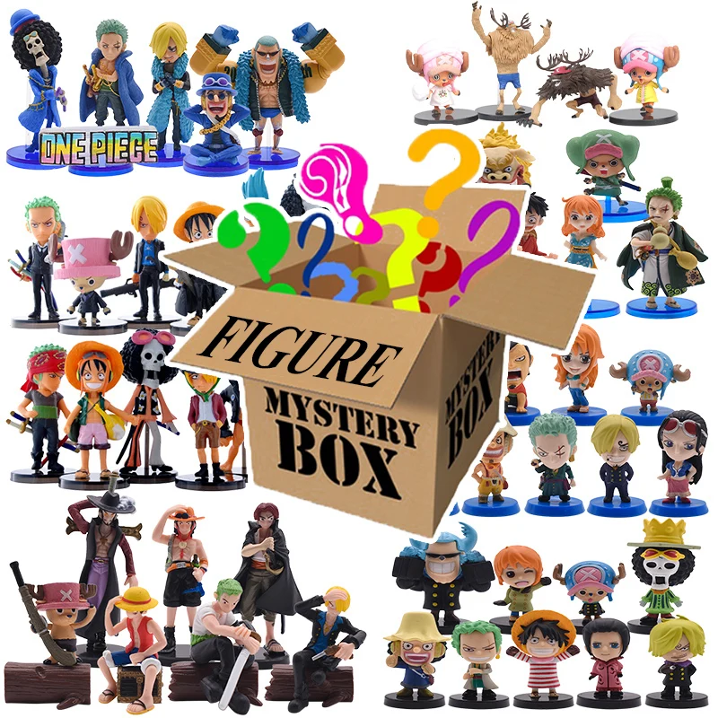 Фигура ONE PIECE Аниме загадочная коробка Luffy Zoro фигура счастливая коробка аниме Мини Милая фигура около 5 см