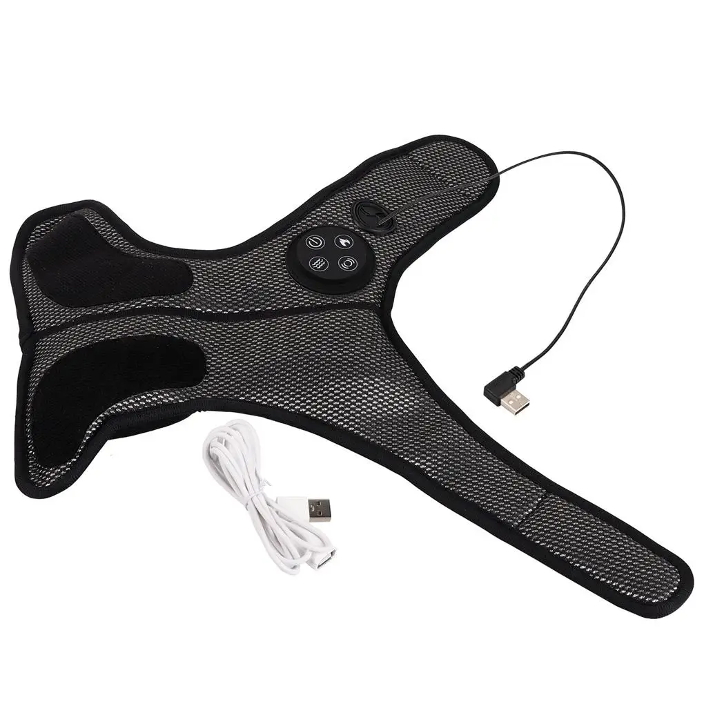 

Electric Foot Ankle Massager Vibration Heating Foot Acupuncture Points Massage US Plug
