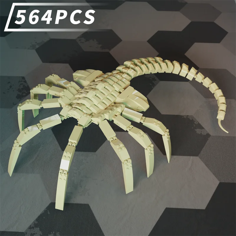 Xenomorph Facehugger Фигурка Строительные блоки Aliened Face HuggerRobot Крутые игрушки ужасов на