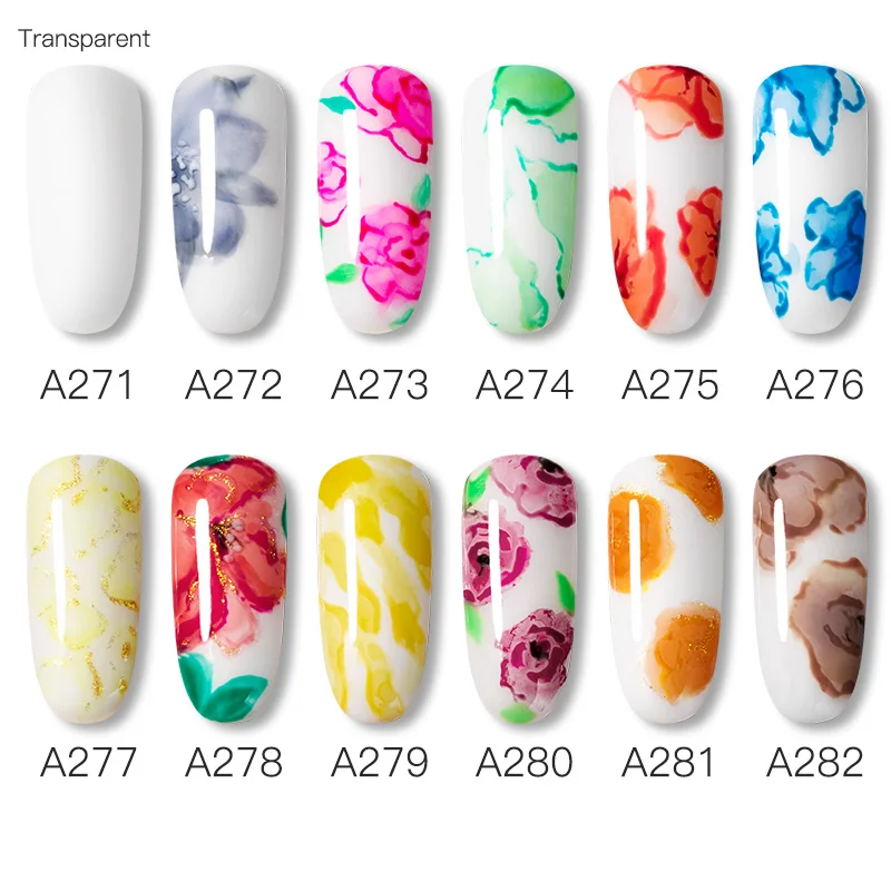 ROSALIND 12 мл цветной гель для ногтей сделай сам цветочный дизайн УФ-лампа удаляемая