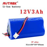 12v 3000mah 18650 3s1p lithium rechargeable battery speaker flashlight cctv camera gps searchlight portable kit