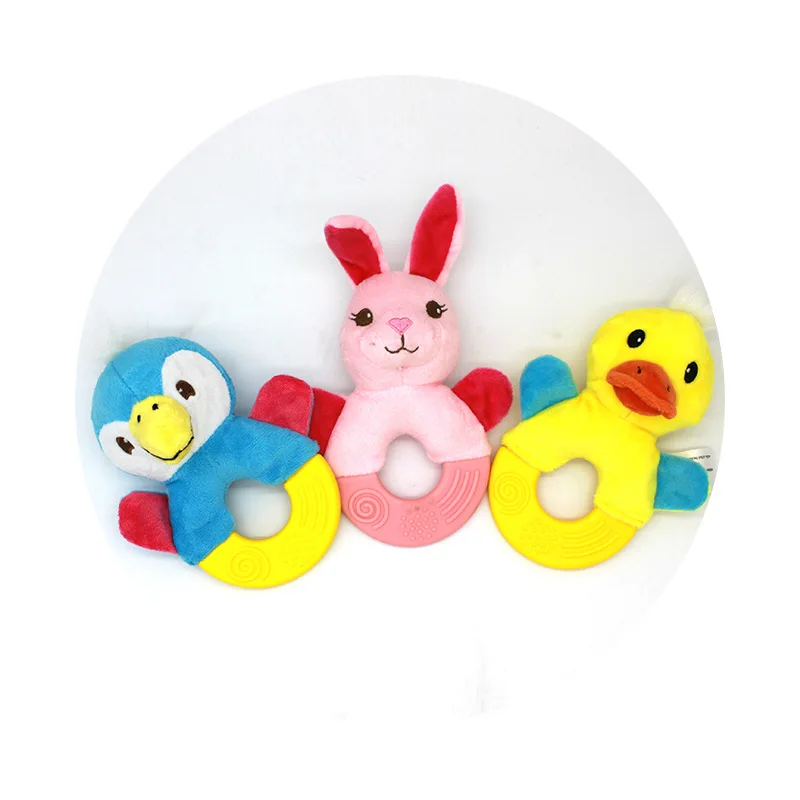 

Милая плюшевая собака в форме кролика и утки, пищалка для домашних животных, мягкая жевательная игрушка, прочные Игрушки для маленьких и средних питомцев, товары для домашних животных