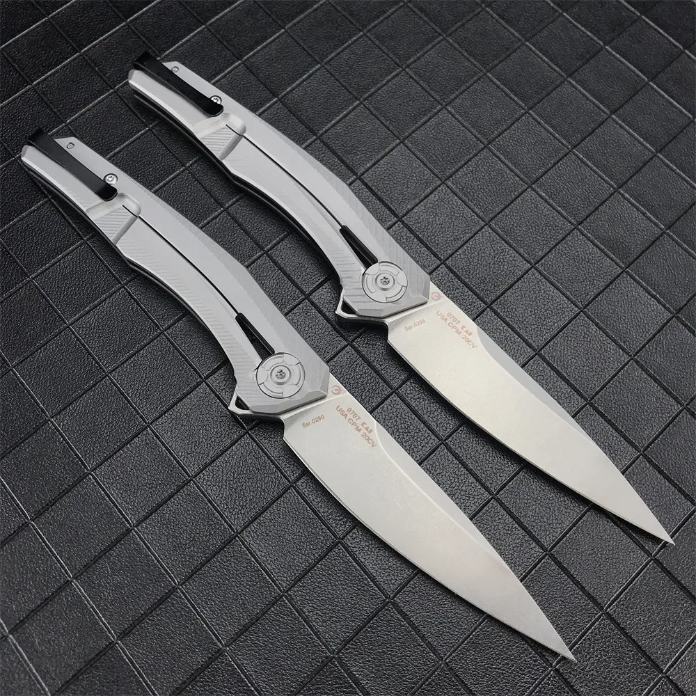 Складной нож ZT0707 карманный резец из углеродистой стали С флиппером и