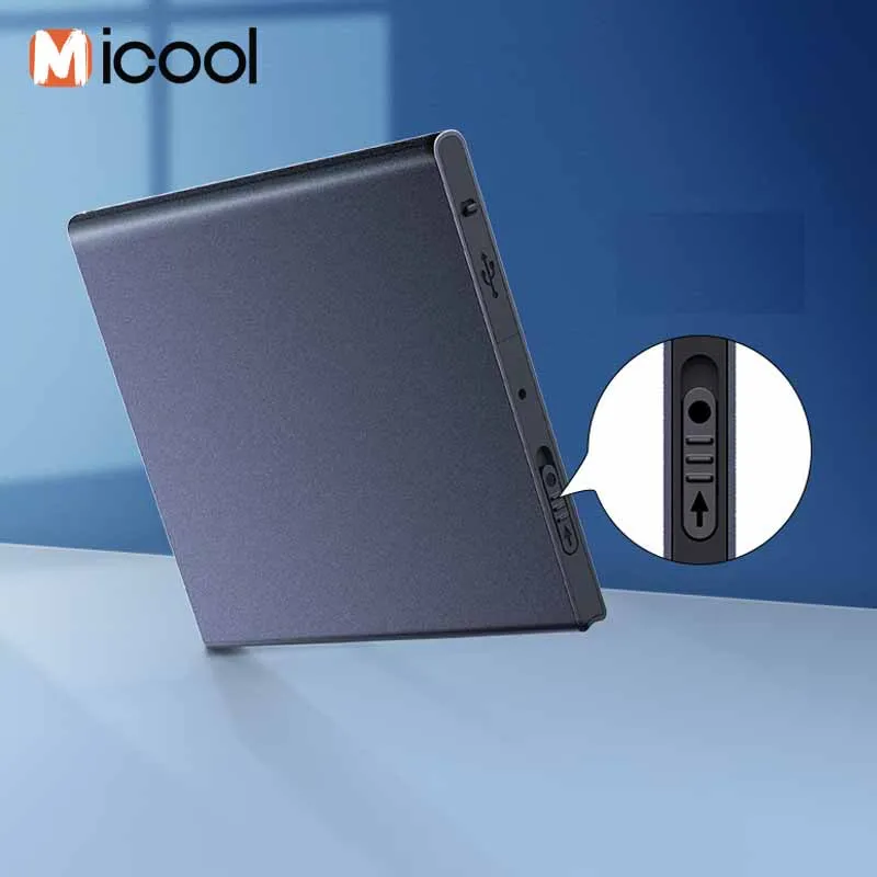 

Ultra-thin Card Type Mini Voice Recorder Voice Activated 60Hrs Long Recording Professional Micro Audio Recorder Music MP3 Player