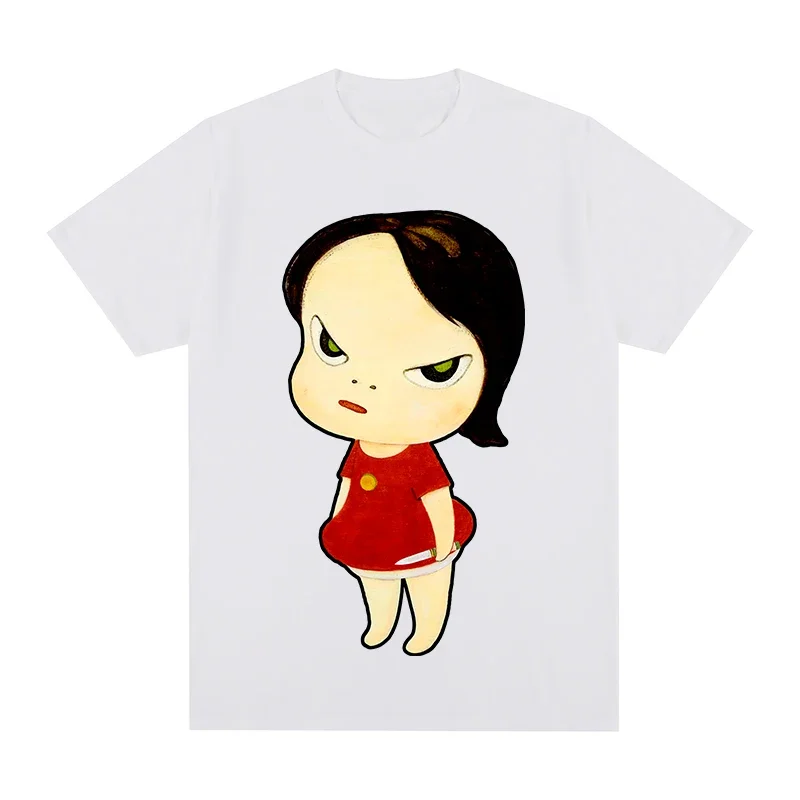 Футболка Yoshitomo Nara женская с коротким рукавом уличная одежда в стиле хип-хоп лето