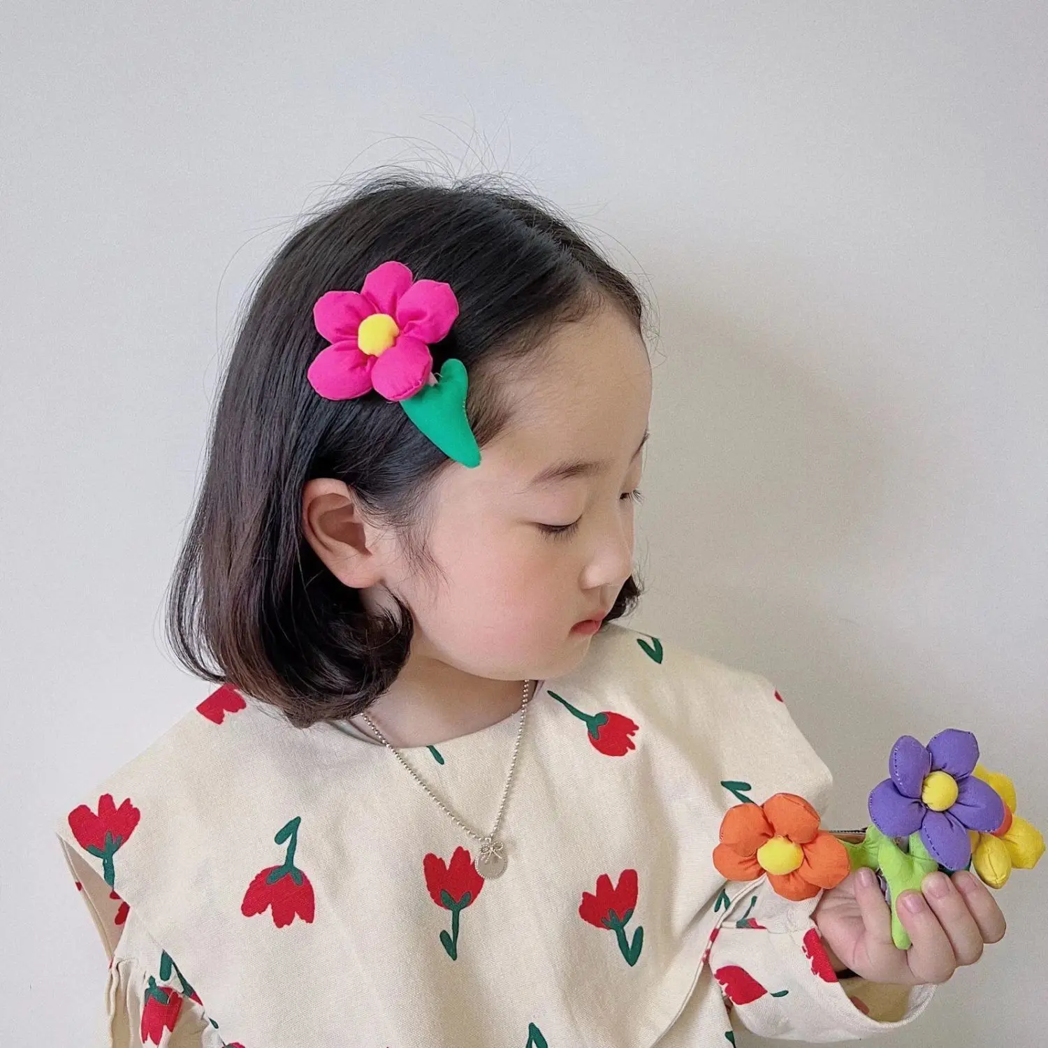 

Милые тканевые заколки для волос с большими цветами, заколки для волос для маленьких девочек, заколки, аксессуары для детской одежды