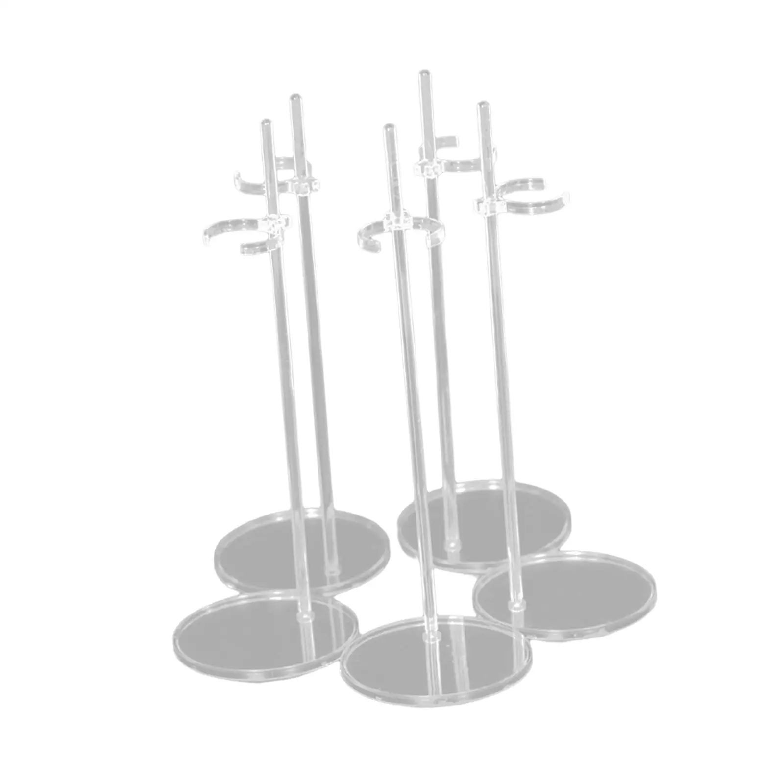 5 Pieces Doll Stand Display Holder for 12 Inch Doll Action Figure Accessories