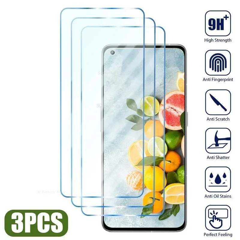 3 шт. закаленное стекло для Realme GT 2 Pro 8 7 9 8i 9i Защита экрана Neo 2T Q3S Q3 C21Y C25S C25Y