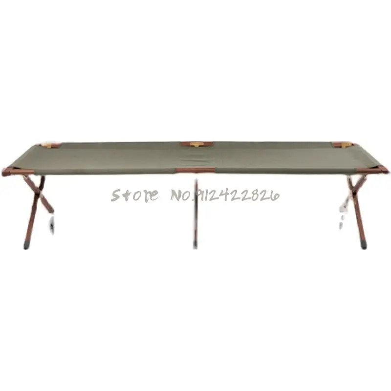 Портативная кровать для кемпинга на открытом воздухе Отдых природе Тиковый офис