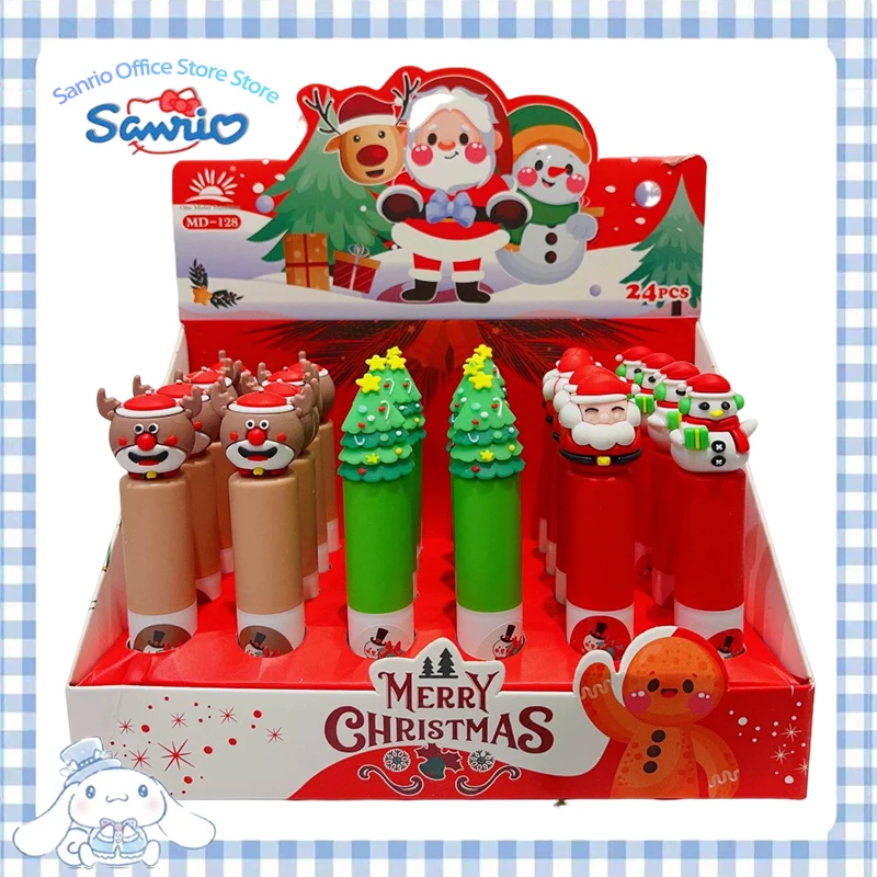 

24pcs Highlighter Christmas Color Marker Pen Set Creative Children's Painting Graffiti Students Multicolor Hand-held Pens