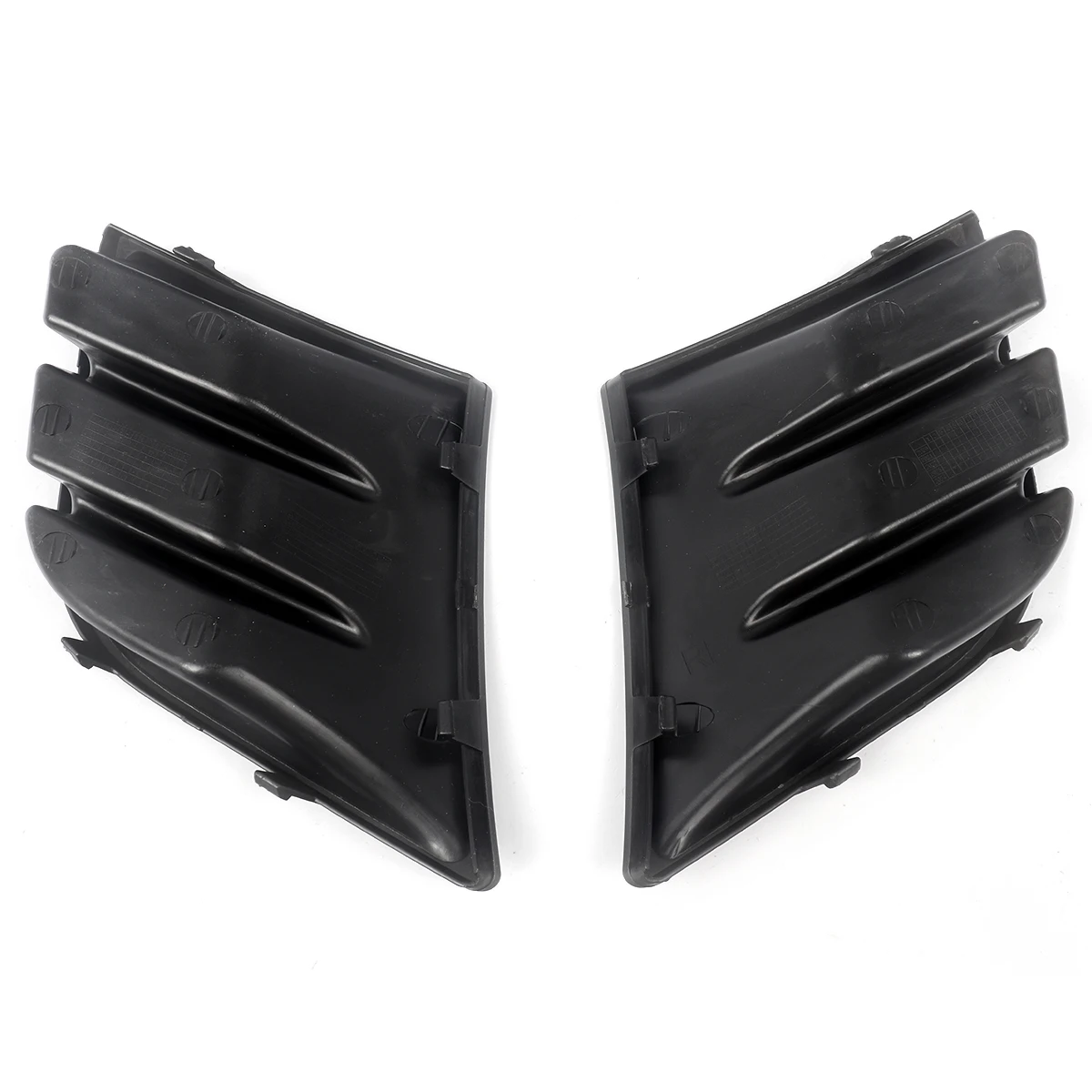 Пара черных противотуманных фар на передний бампер решетка для Peugeot 107 2009-2012 без