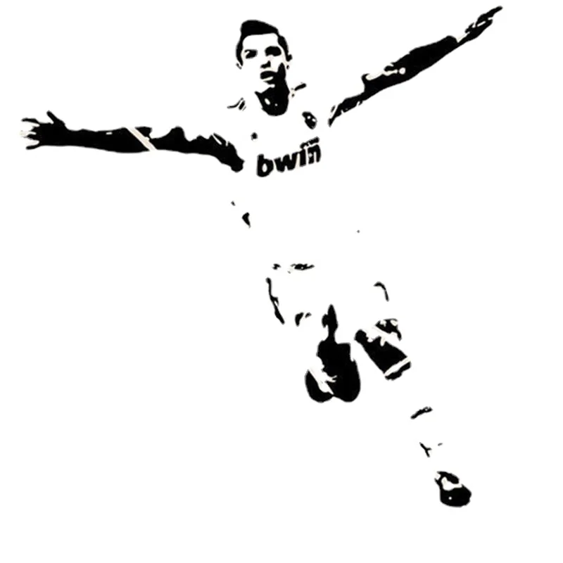 

Super star Cristiano Ronaldo Football Star Stickers Boys Birthday Gifts School And Children Room Decor Special Wall Decals toys