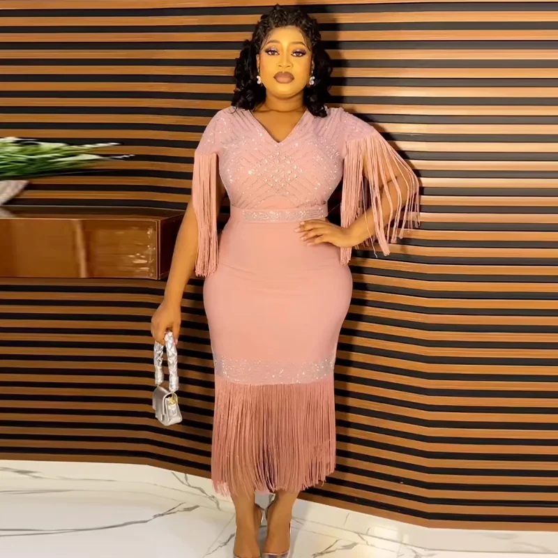 Платье женское свадебное с V-образным вырезом