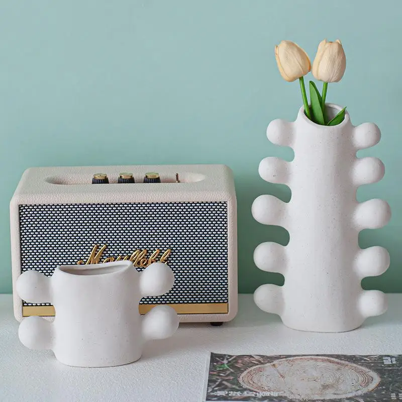 

Vase Nordic Home Decor Living Room Decoration Creative Ceramic Desktop Wedding Decoration Flower Arrangement Flower Pot Gift