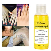yellow peeling oil dark skin remove bleaching body care blemishes bad skin spot treatment whitening moisturizing beauty products