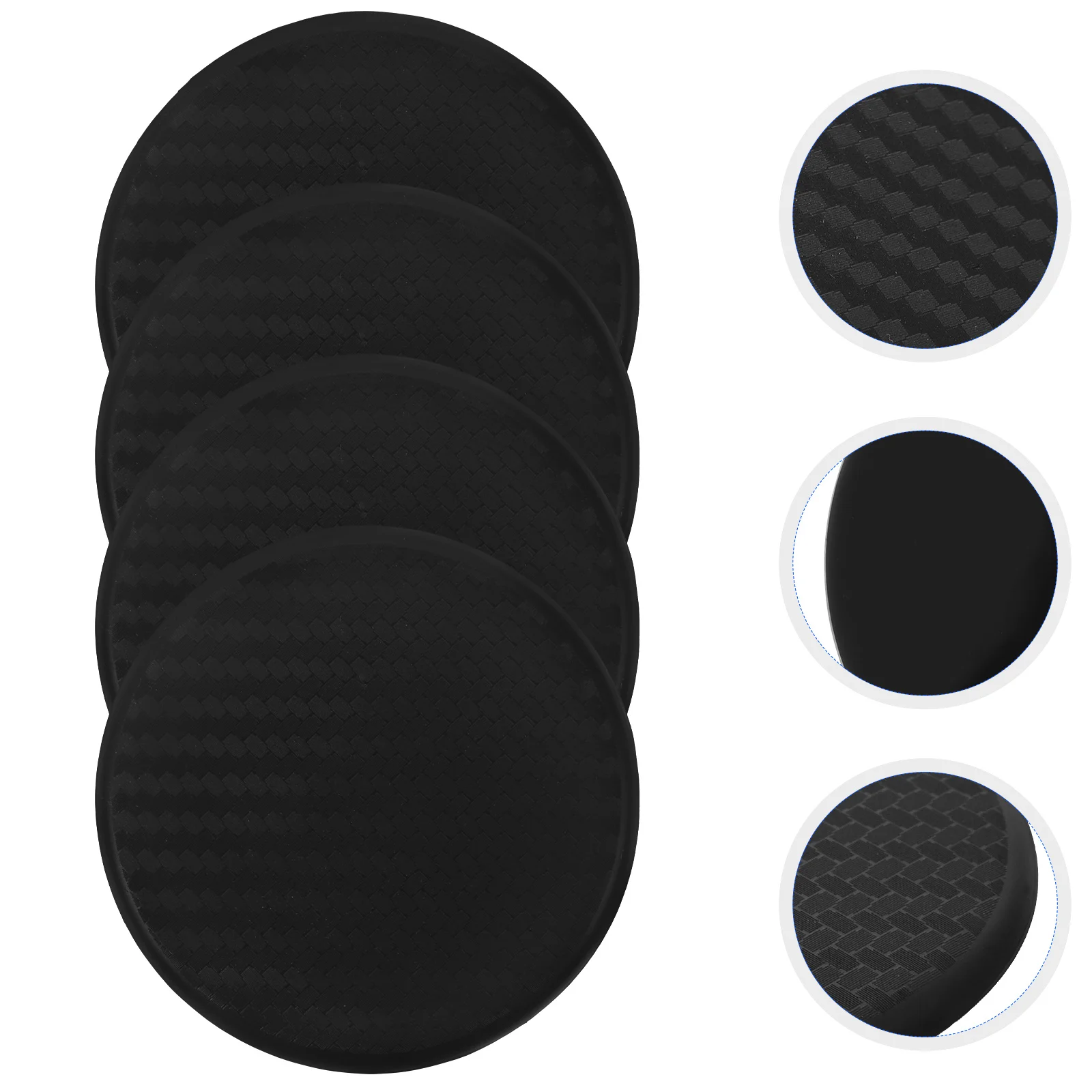 

4pcs Wear-resistant Car Cup Mat Convenient Car Coasters Car Cup Holder Non-Slip Mug Mat for Daily Accessories interior woman