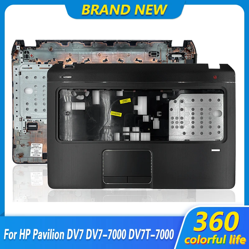 

New For HP Pavilion DV7 DV7-7000 DV7T-7000 Laptop Palmrest Upper Top Case with Touchpad Fingerprint 682044-001