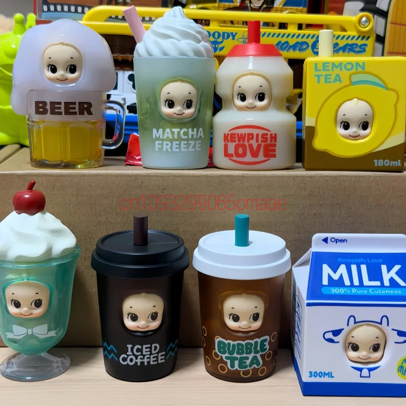 Фото Paws Nova Kewpish Love Summer Series Blind Box: Коллекционная фигурка в Q-версии на тему напитков, настольное украшение, милая трендовая игрушка, подарок на день рождения №5