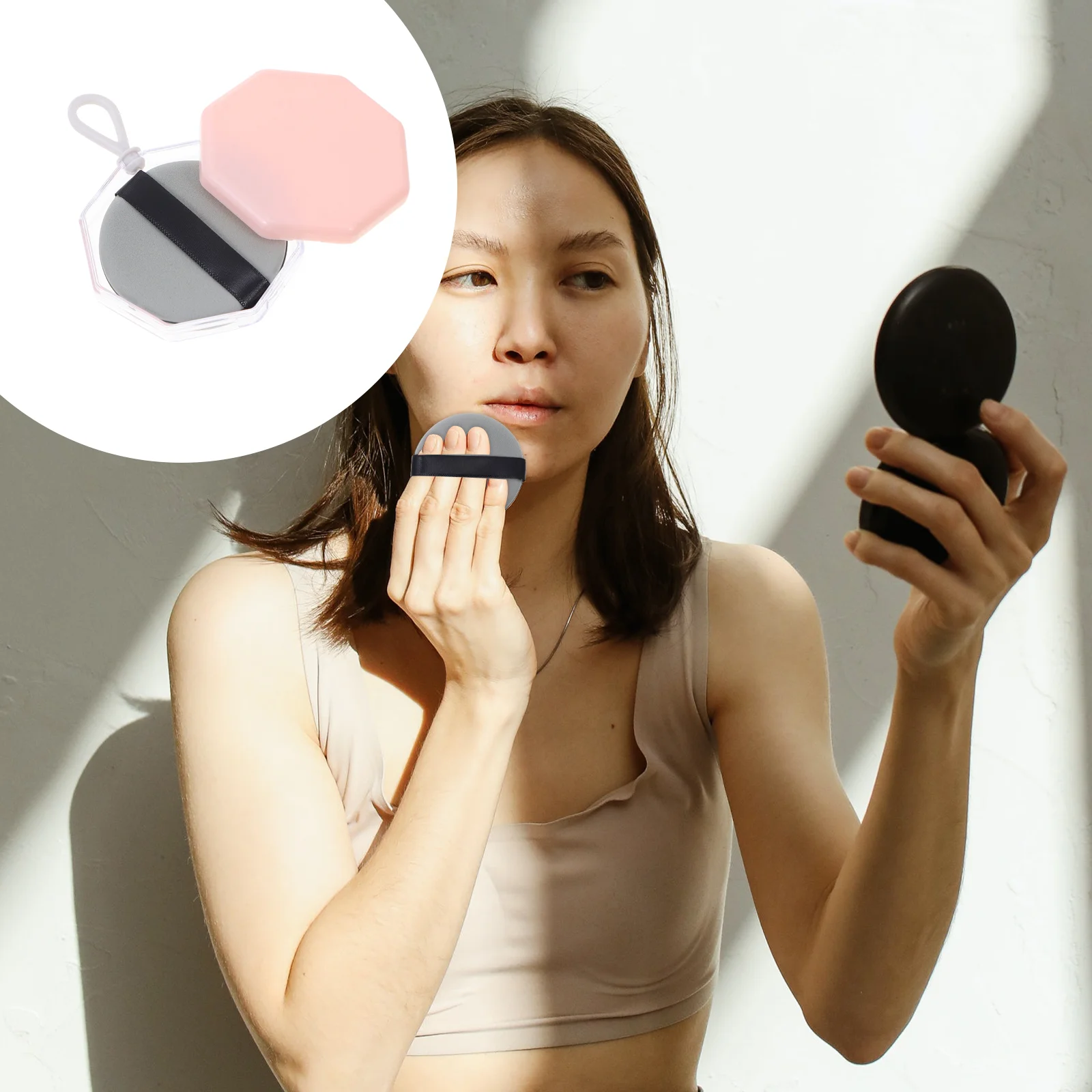 

4Pcs Makeup Sponges Makeup Tools Powder Puffs Dual-use Puffs