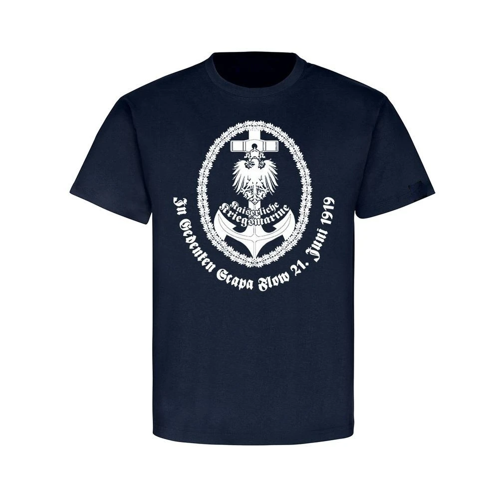 

Selbstversenkung Der Kaiserlichen Hochseeflotte Capa Flow 1919 T-Shirt. Premium Cotton Short Sleeve O-Neck Mens T Shirt New