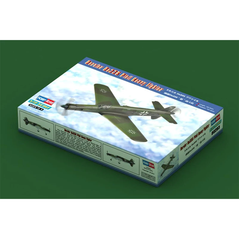 Hobbyboss 80293 1/72 ScaleI немецкий дорньер до335 пфайл модель тяжелого истребителя