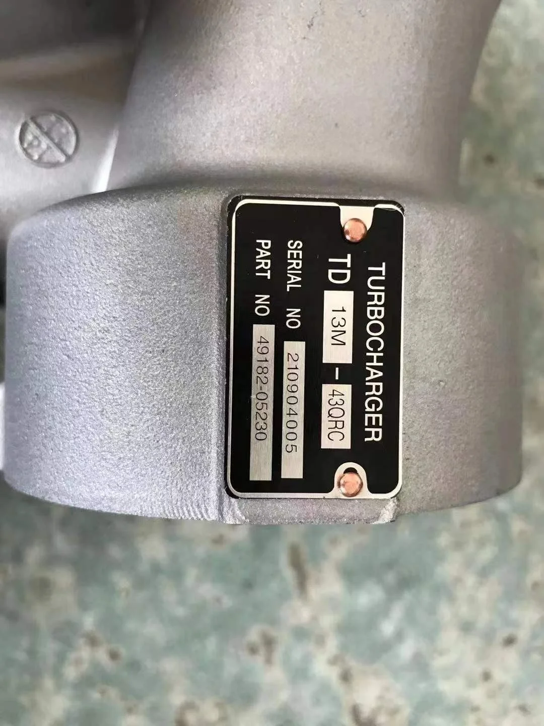 Турбокомпрессор Tattec TD13 TD13M TD13L 49182-80100 49182-05220