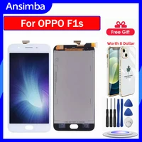 ansimba 5 5 display replacement for oppo f1s a1601 lcd display touch screen digitizer assembly for oppo f1s lcd screen