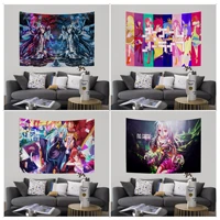 no game no life animation chart tapestry home decoration hippie bohemian decoration divination cheap hippie wall hanging