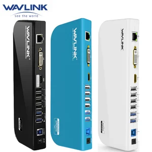 Док-станция универсальная, USB 3,0, 6 портов USB, HDMI-DVIVGA Gigabit Ethernet