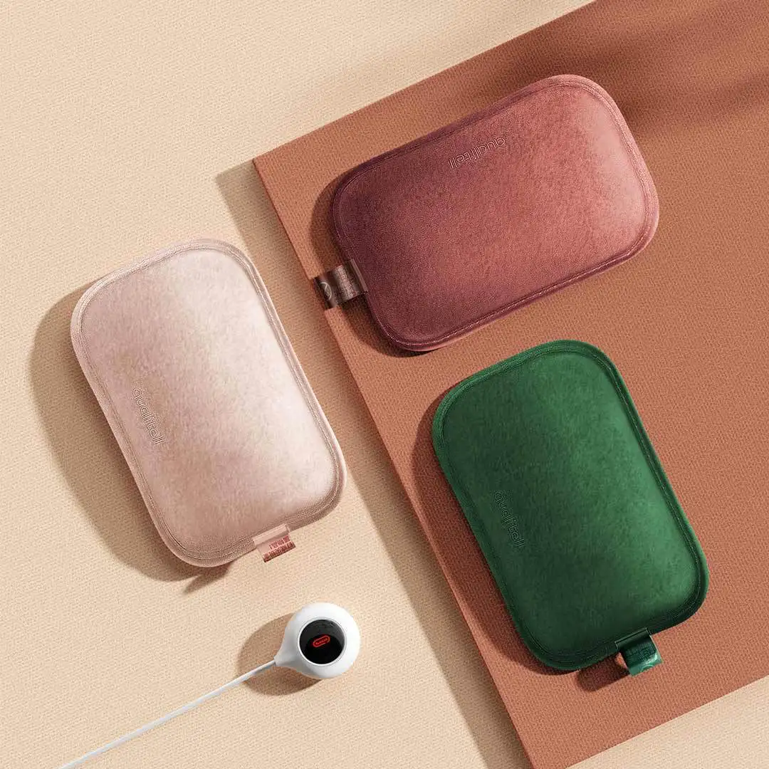 

Electric Usb Interface Hand Warmer， Pocket Pouch Design Graphene Heating For Keep Hands And Feet Warm （Send Charger）