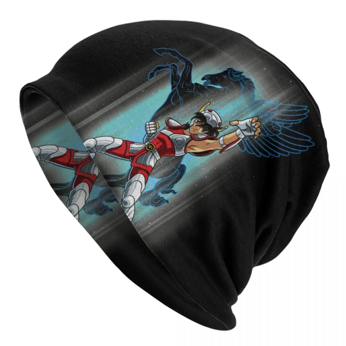

Seyia Of Pegasus Bonnet Hat Knitted Hat Unisex Adult Saint Seiya Knights Of The Zodiac Warm Winter Skullies Beanies Caps