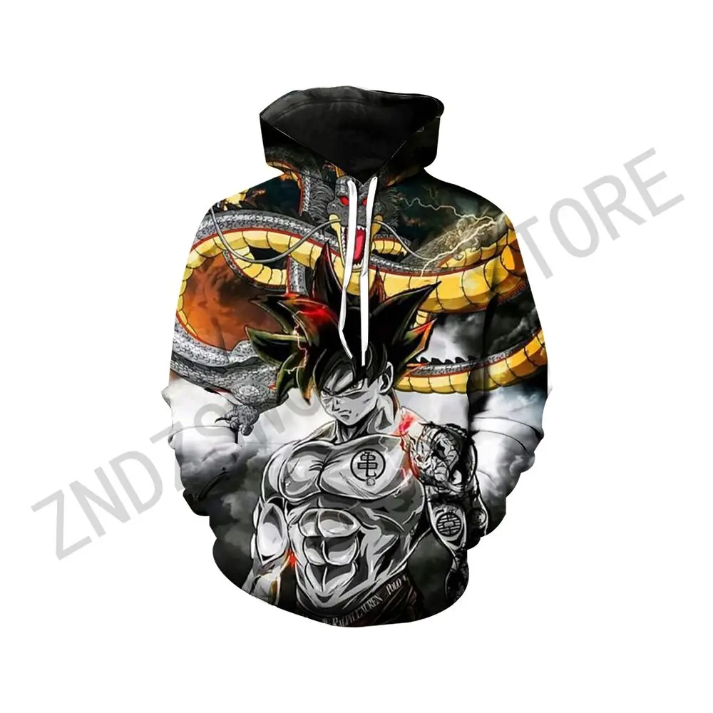 Dragon Ball Z Hoodie Sweatshirt Male Hoody Essentials Hot Sale Hoodies for Men Men's Trend Clothing Goku Streetwear Travel Party