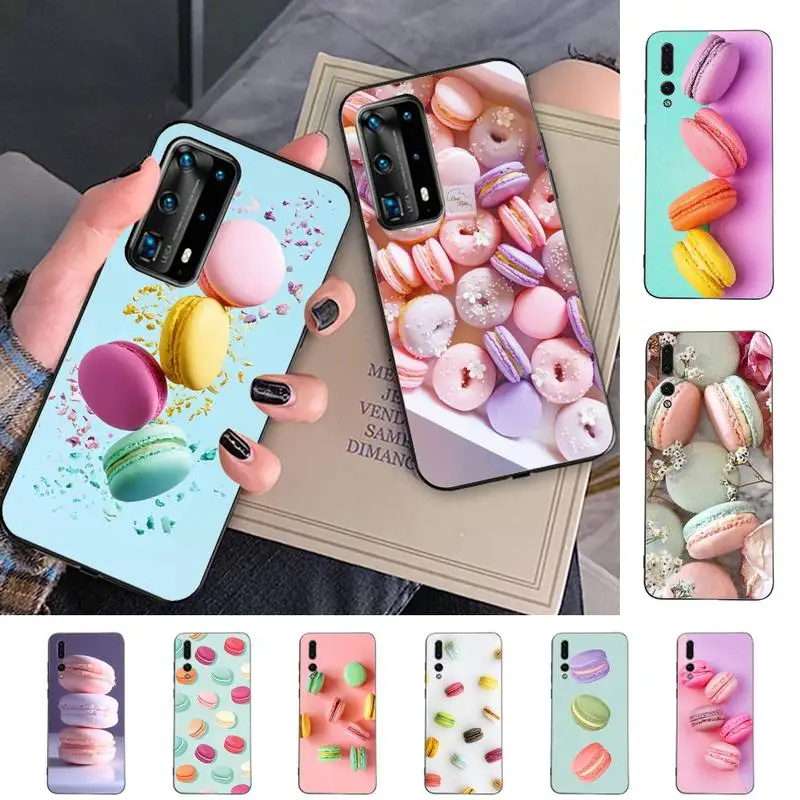 

Sweet Macaron Phone Case for Huawei P30 40 20 10 8 9 lite pro plus Psmart2019
