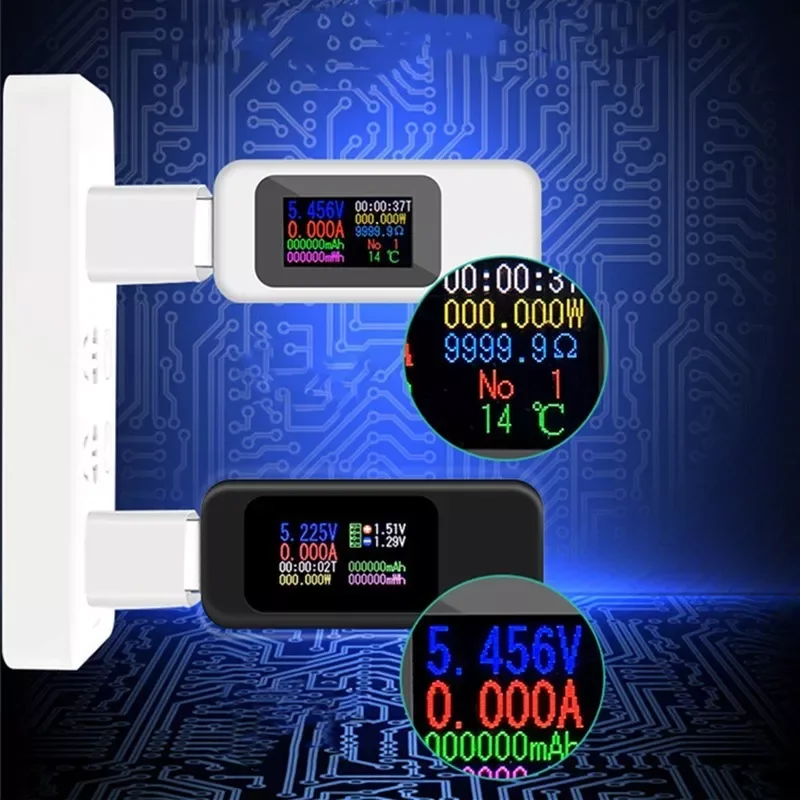 

USB-тестер с цифровым дисплеем 13 в 1, 4-30 в