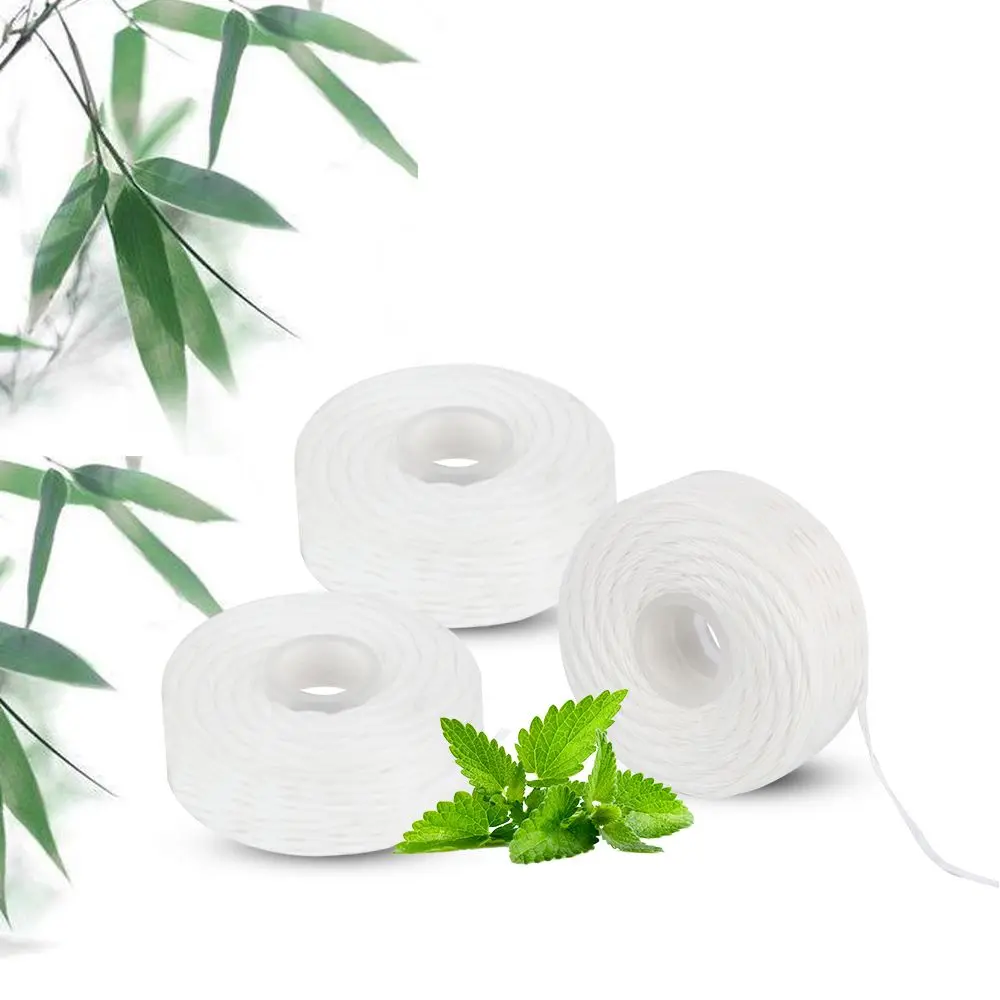 

5 pcs 50m Dental Flosser Oral Hygiene Teeth Cleaning Dental Floss Spool Wax Mint Toothpick Flosser Teeth Flosser Dental Care